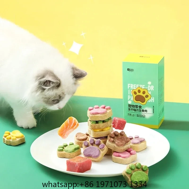 Food Protein Snacks - Katten Freeze-Dried Snacks Hoog Eiwitgehalte Kip