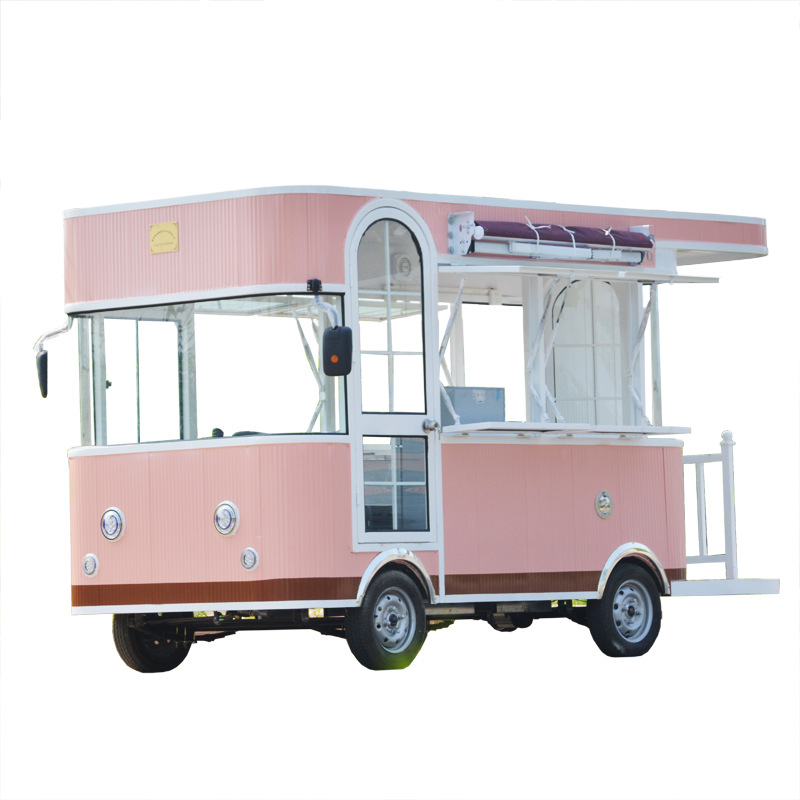 Food Truck With Snacks - OEM Fastfood ijs mobiele foodtruck aanhanger