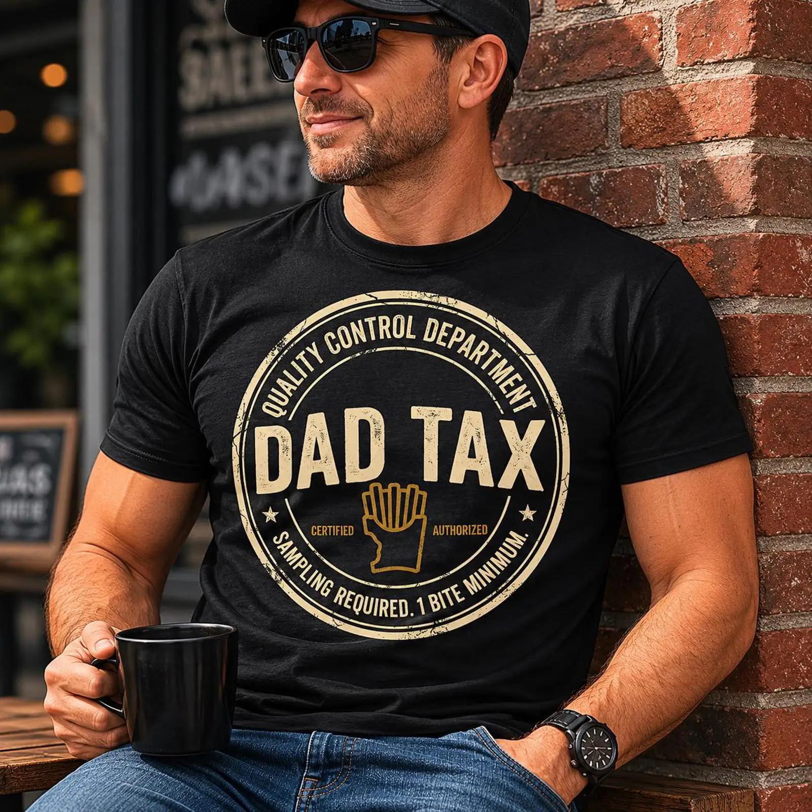Foody Snacks - Dad Tax T-shirt Grappig Foodie Sarcastisch