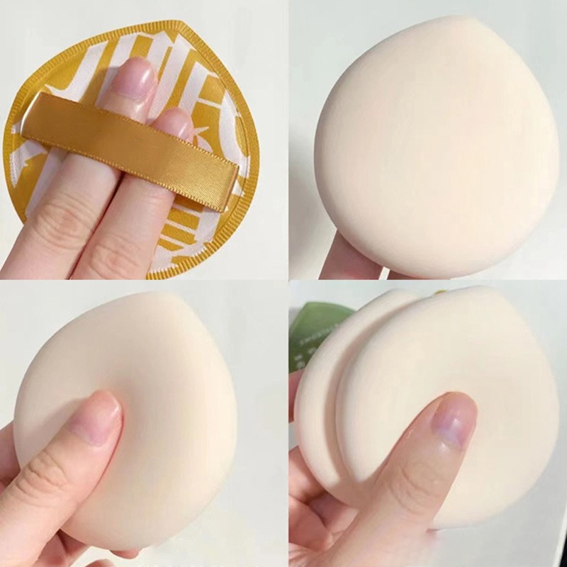 Spicy Food Snacks - Luchtkussen Cosmetische Puff Set Met Opbergdoos