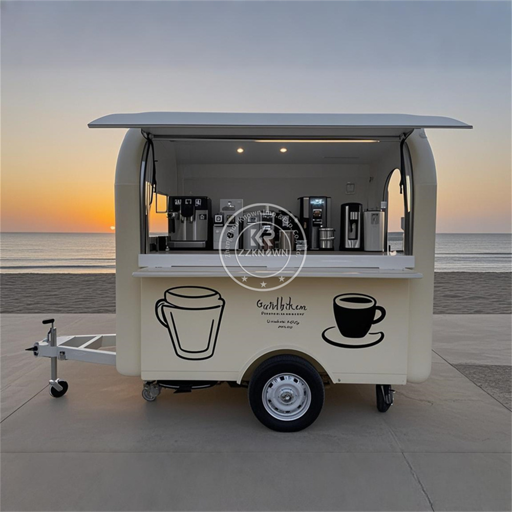 Food Truck With Snacks - Hoge kwaliteit Europese standaard straat mobiele