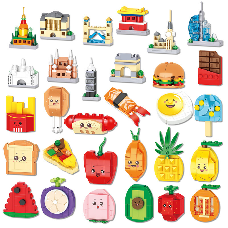Food Snacks Ideas - 10in1 Leuke Architectonische Street View Voedingsmiddelen