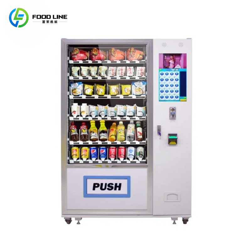 Food Drink Snacks - Op maat gemaakte touchscreen snackautomaat voor