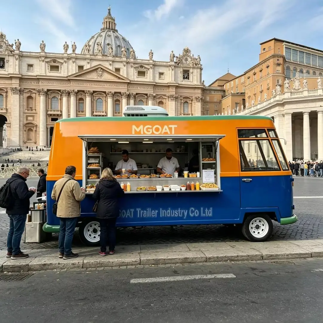 Commerciële mobiele foodtruck  - Food Truck With Snacks recensie en prijs