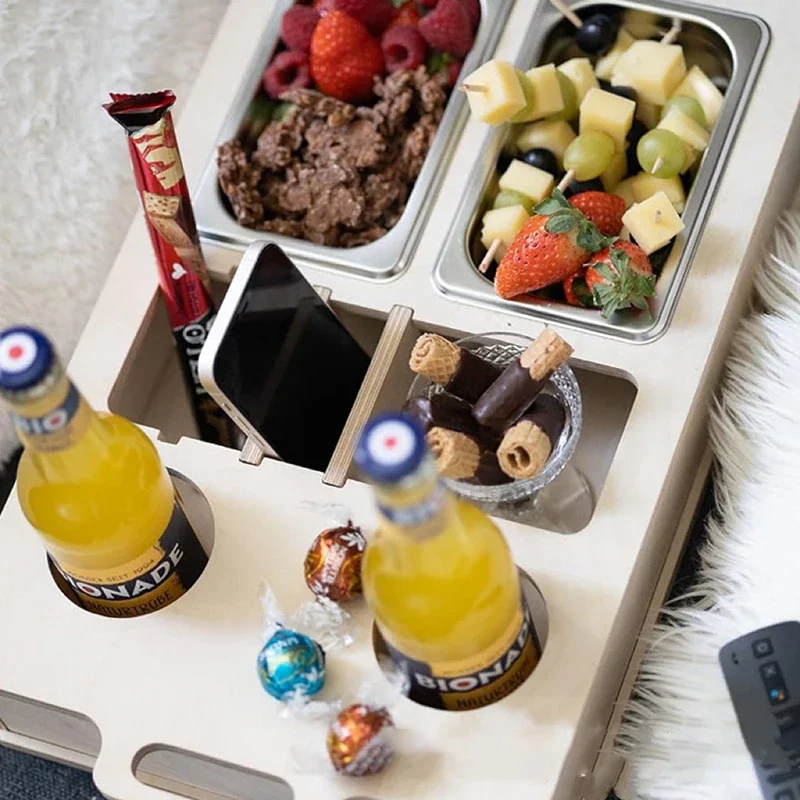 Rechthoek Bamboe Dienblad Desk - Food Drink Snacks recensie en prijs