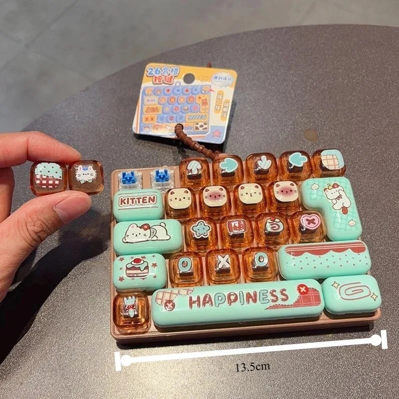 Snoepkleurige Keycap Sleutelha - Spicy Food Snacks recensie en prijs