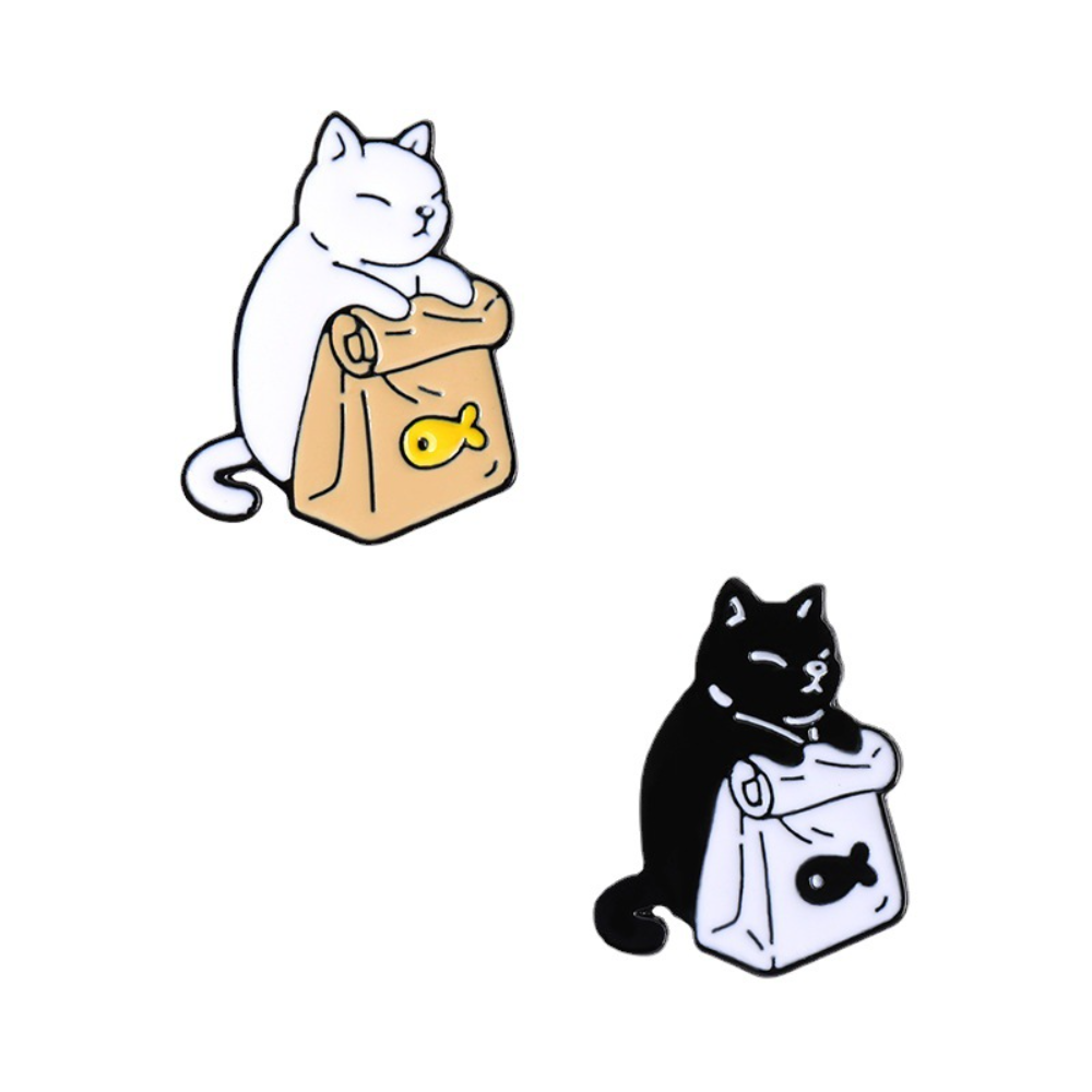 Leuke Zwart-witte Kat Dier Bad - Food Snacks That Are Black recensie en prijs